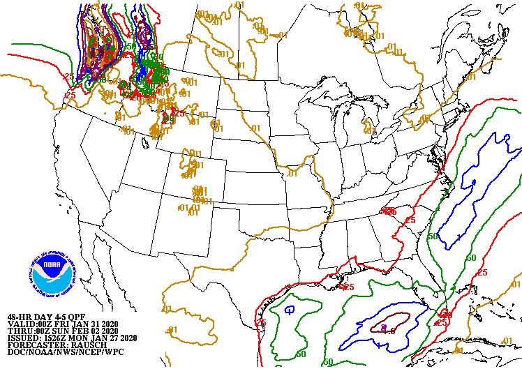 48 Hour Day 4-5 QPF